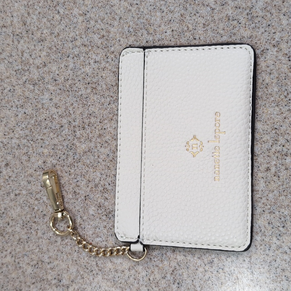 Nanette Lepore Credit Card ID License Wallet Holder Keychain - Picture 2 of 8